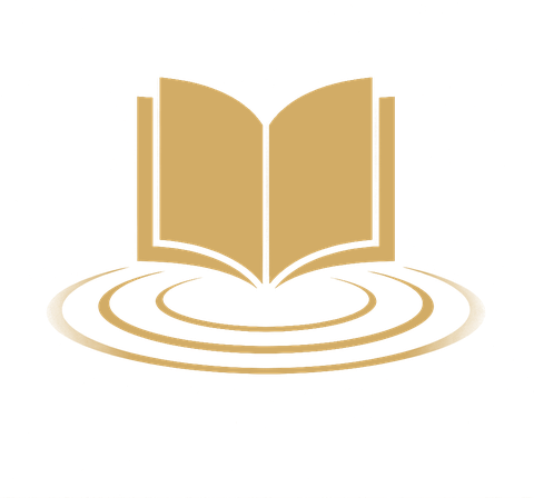 Stillwater logo — an open book above still water